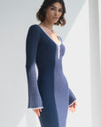 Billie Dress - Marine Blue