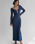 Billie Dress - Marine Blue