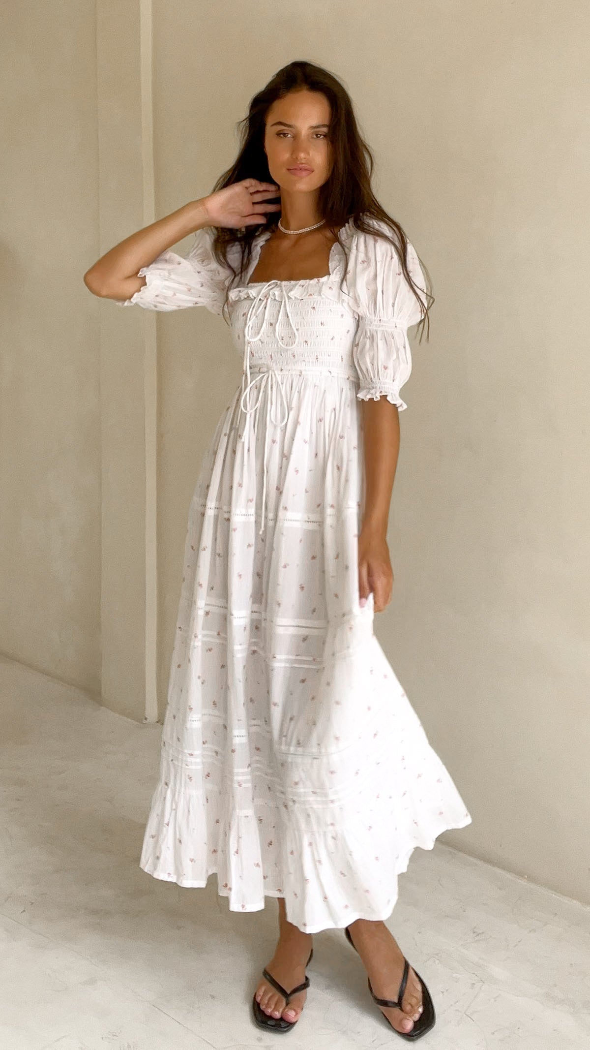 Flora Dress In Soft Rose – Maternity Friendly Dresses – NOMINO