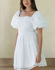 Amie Dress - White