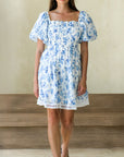 Amie Dress - Blue Peony