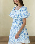 Amie Dress - Blue Peony