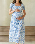 Alessia Dress - Blue Peony