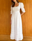 Flora Dress - White