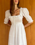 Flora Dress - White
