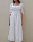Flora Dress - White