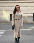 Khloe Dress - Sand