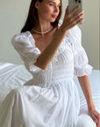 Zoe Dress - White