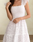 Leonora Lace Dress - White