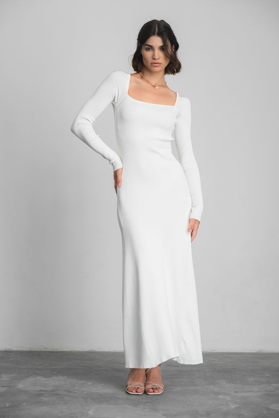 Alicia Dress - White