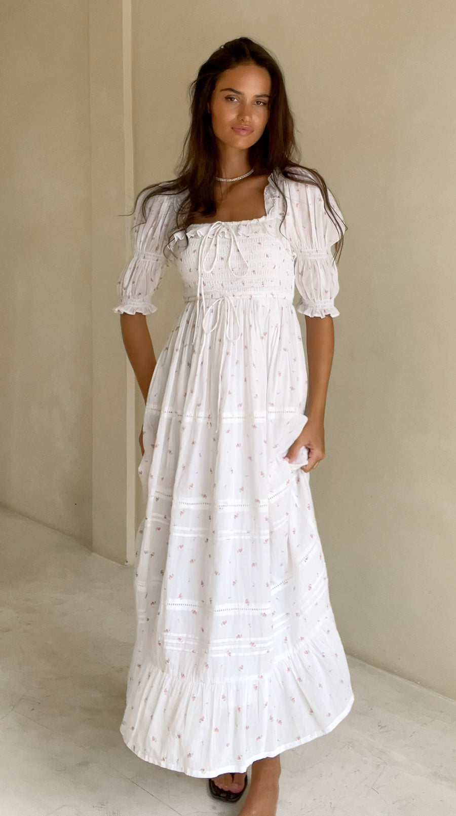 Flora Dress - Soft Rose