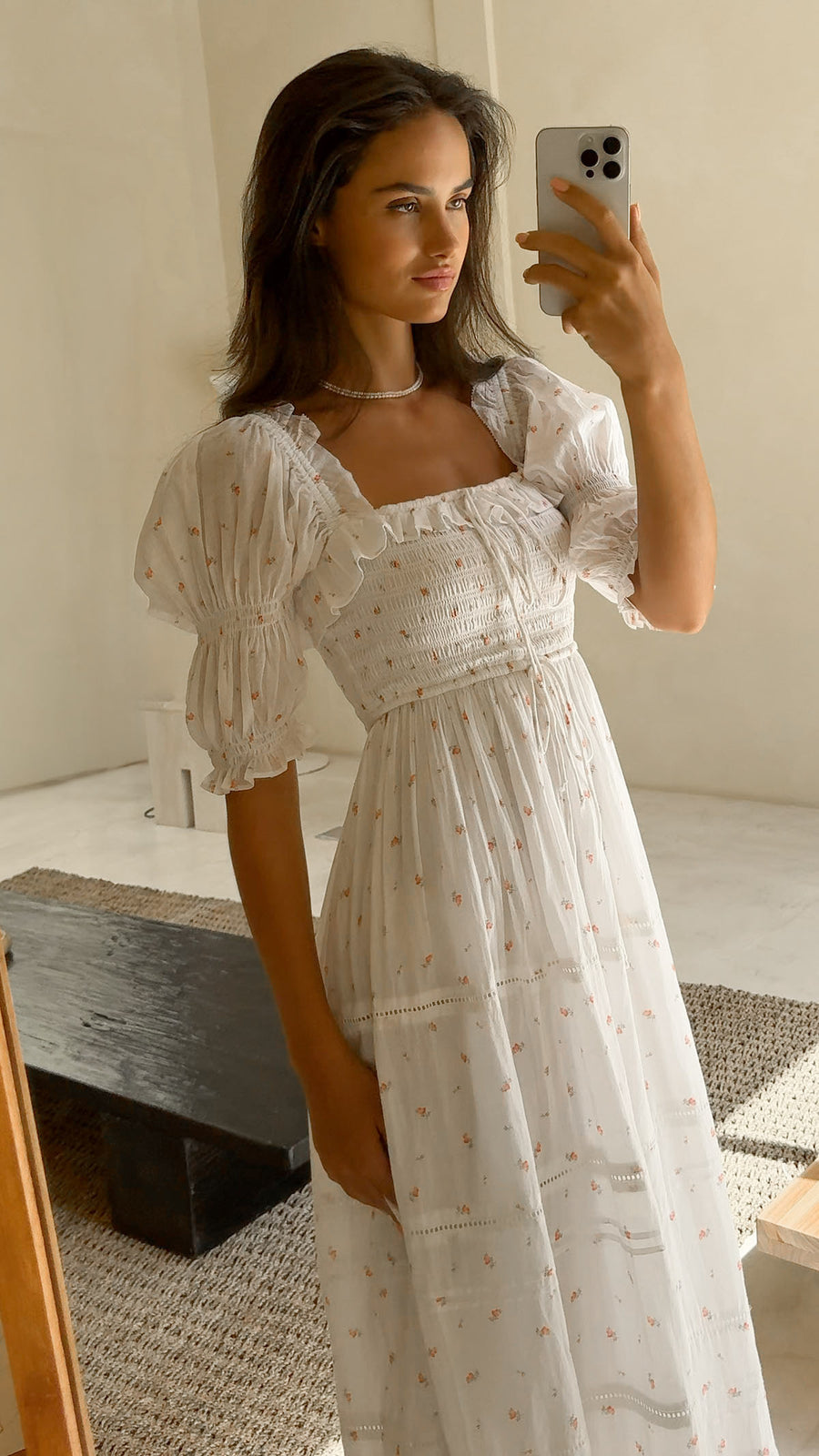Flora Dress - Soft Rose