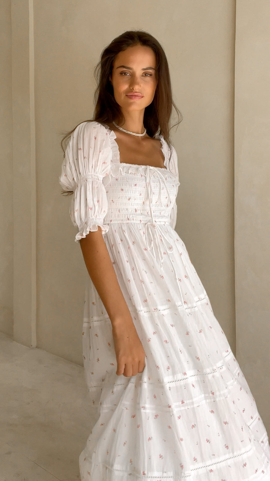 Flora Dress - Soft Rose