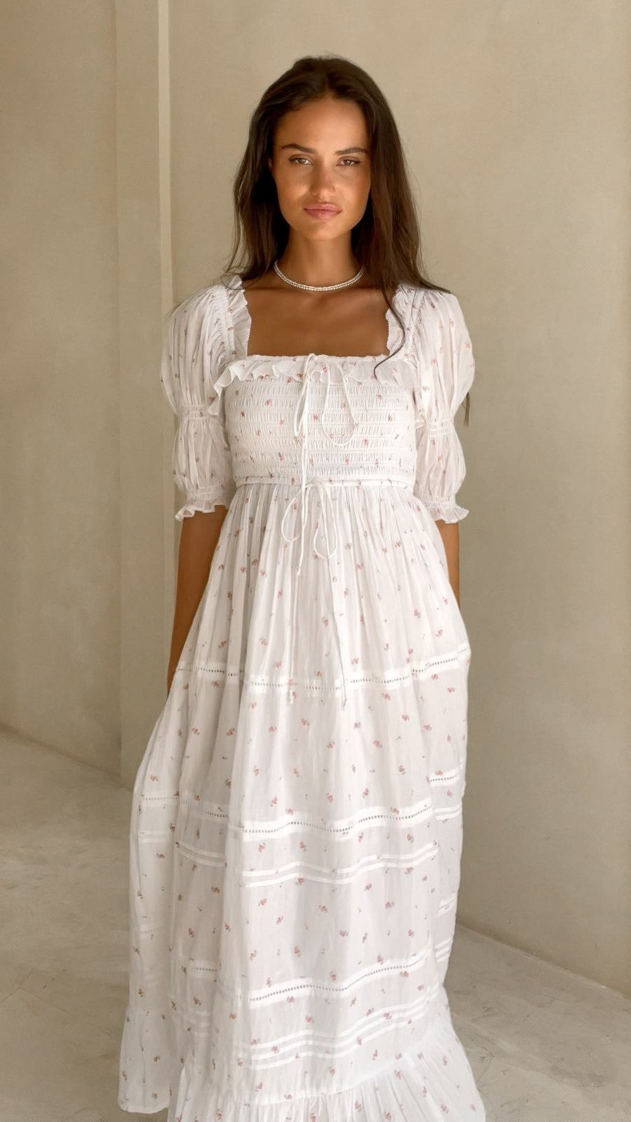 Flora Dress - Soft Rose
