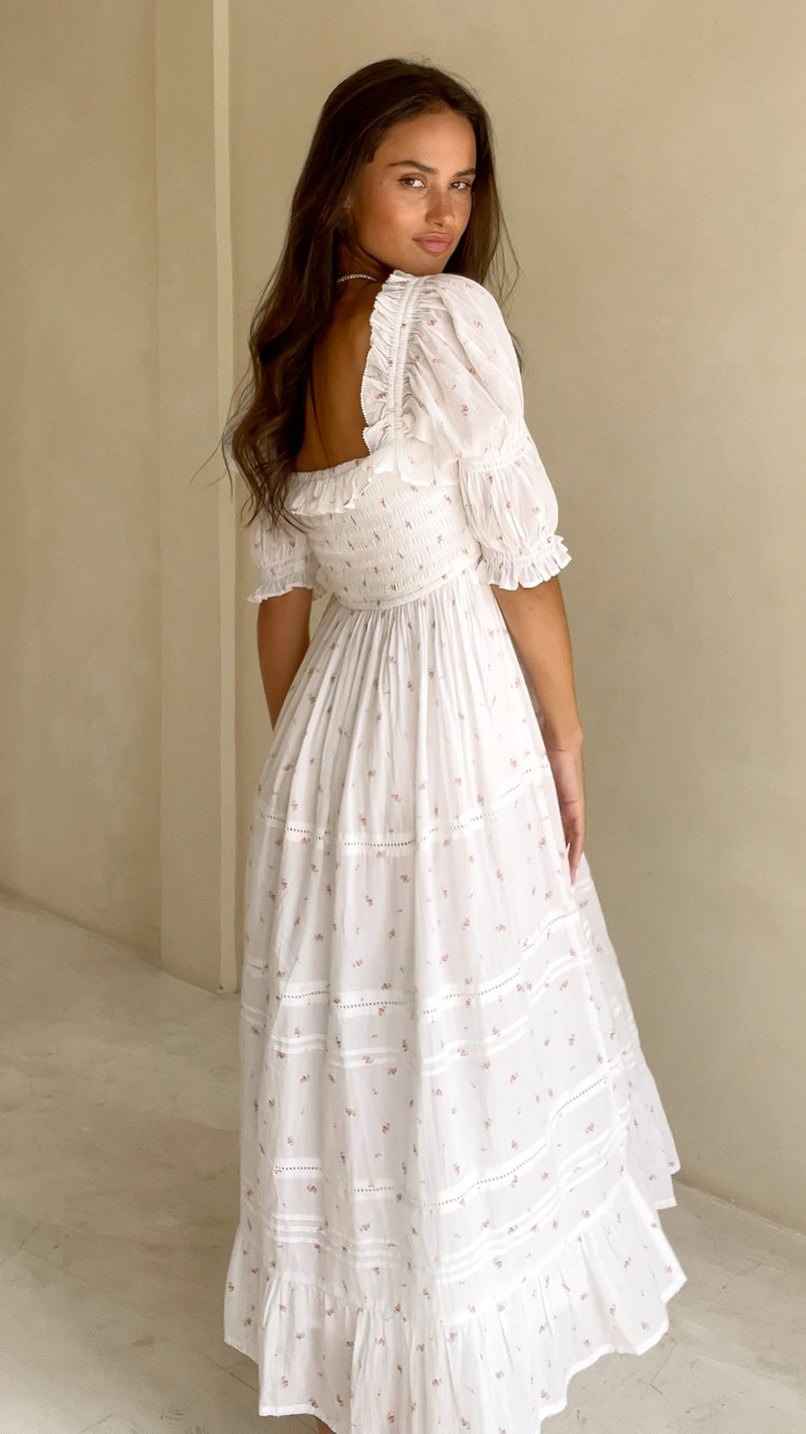 Flora Dress - Soft Rose