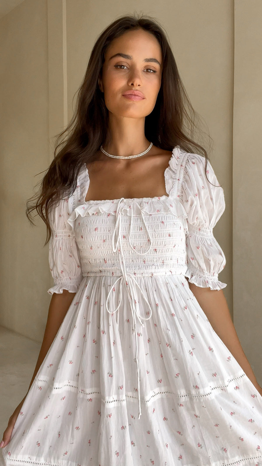 Flora Dress - Soft Rose
