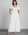 Malva Dress - White