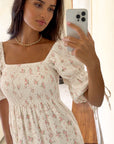 Mathilde Dress - Sandy Rose