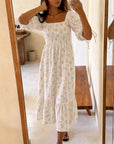 Mathilde Dress - Sandy Rose