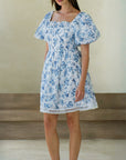 Amie Dress - Blue Peony
