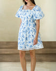 Amie Dress - Blue Peony