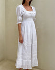 Flora Dress - White