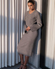 Ophelia Dress - Grey Melange