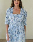 Zoe Dress - Blue Peony