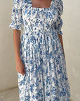 Zoe Dress - Blue Peony
