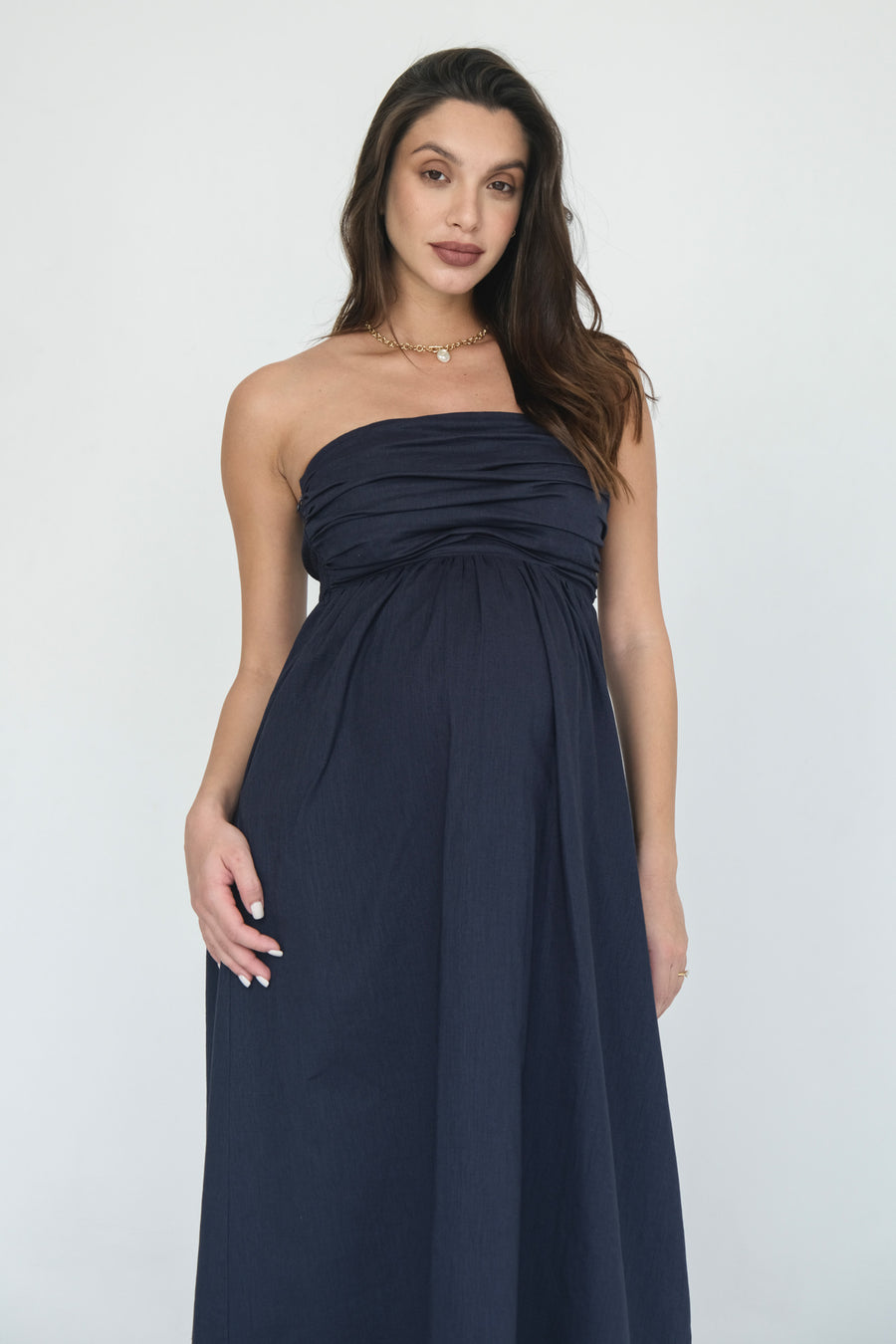 Leoni Dress - Deep Blue