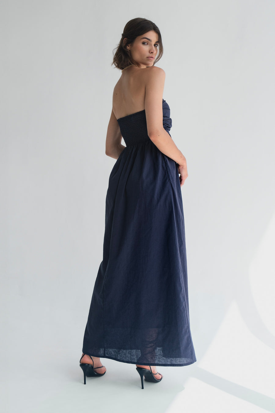 Leoni Dress - Deep Blue