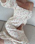 Mathilde Dress - Sandy Rose